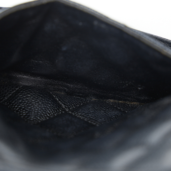 Chanel Coco Mark Chain Handbag Shoulder Bag Black Gold - Picture 3 of 8